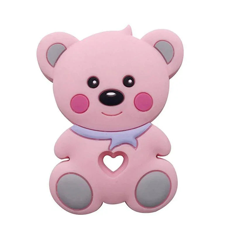 Food Grade Silicone Teethers Animal Fox Koala Teether Baby Silicone Chew Charms Kids Teething Gift Toddler Toys - BIG FRENCHIES