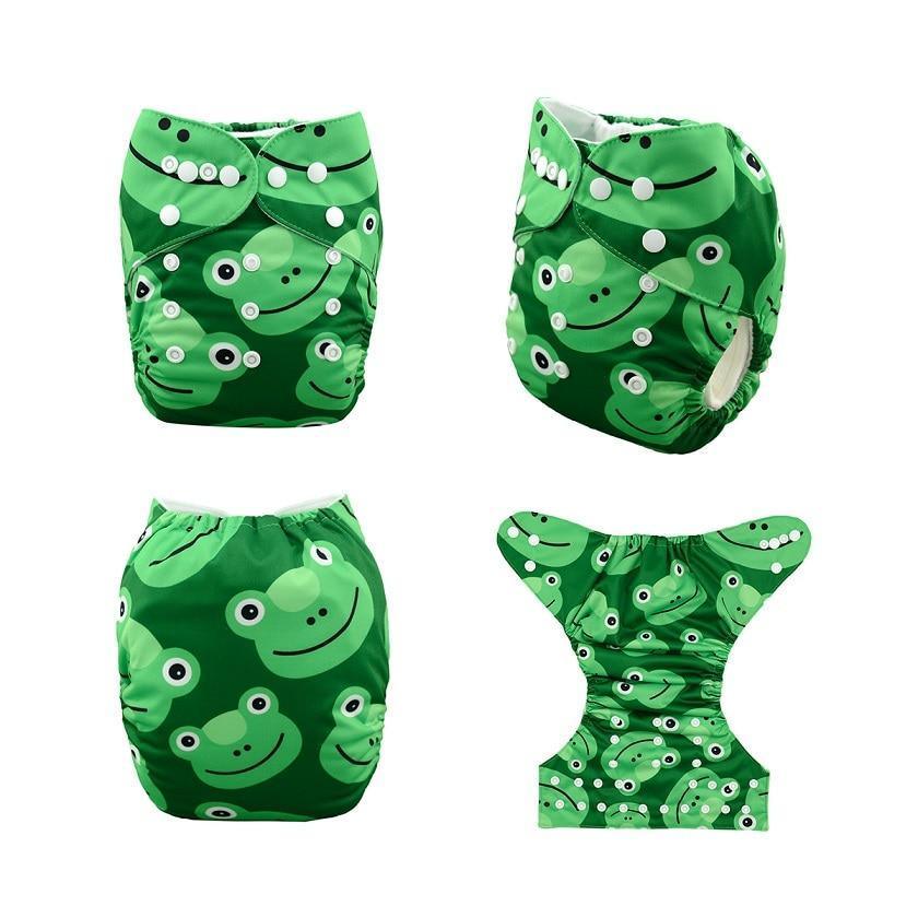 Most Popular Digital Position Baby Cloth Diaper with Microfiber Insert In Modern Printed Design For Baby Boys and Baby Girls KIds - BIG FRENCHIES