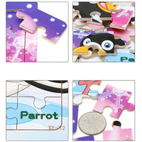 38 Style Cartoon Wooden Puzzle Children Animal/ Vehicle Toy For 2-6 Year Baby Early Educational Toys for Kids - BIG FRENCHIES