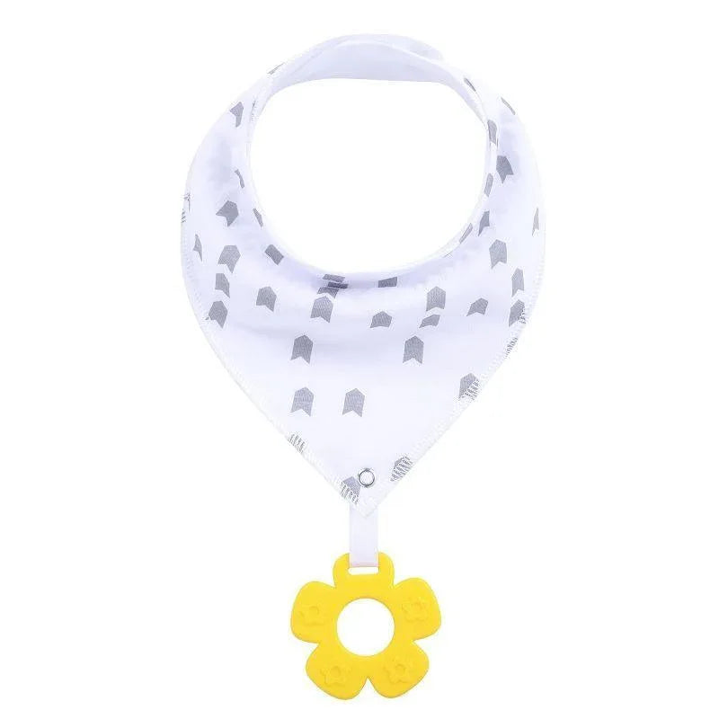 100% Organic Cotton Super Absorbent And Soft Unisex Baby Bandana Drool Bibs And Teething Toys For Newborn - BIG FRENCHIES