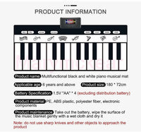 Electronic Musical Piano Mat Keyboard Baby Crawling Touch Play Game Carpet Mat Educational Musical Instrument Toy For Kids - BIG FRENCHIES