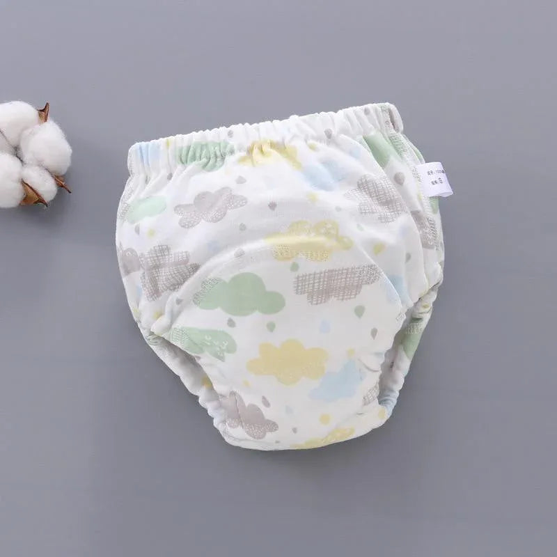 Baby Training Pants Cloth Diapers Washable 6 Layers Gauze Cover Breathable Spring Reusable Newborn Diaper Nappies For Baby and Kids - BIG FRENCHIES