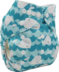 Modrn Printed Baby Pocket Cloth Diaper Nappy Reusable Adjustable Washable Nappies For Baby Boys and Baby Girls In Elegant Style - BIG FRENCHIES