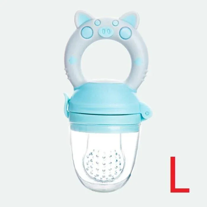 Silicone Baby Pacifier Feeder Cartoon Animal Infant Nipple Holder Newborn Fruit pacifier Tetine Silicona Nipple Bit - BIG FRENCHIES