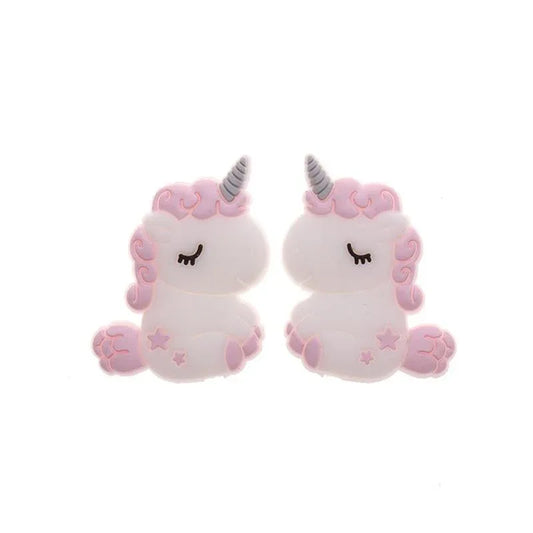 Silicone Unicorn Teether Beads Cute Cartoon Rodent BPA Free Baby Teething Toy For Baby and Kids - BIG FRENCHIES