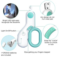 Precision Cat Nail Clipper with Safety Guard and LED Light - BIG FRENCHIES