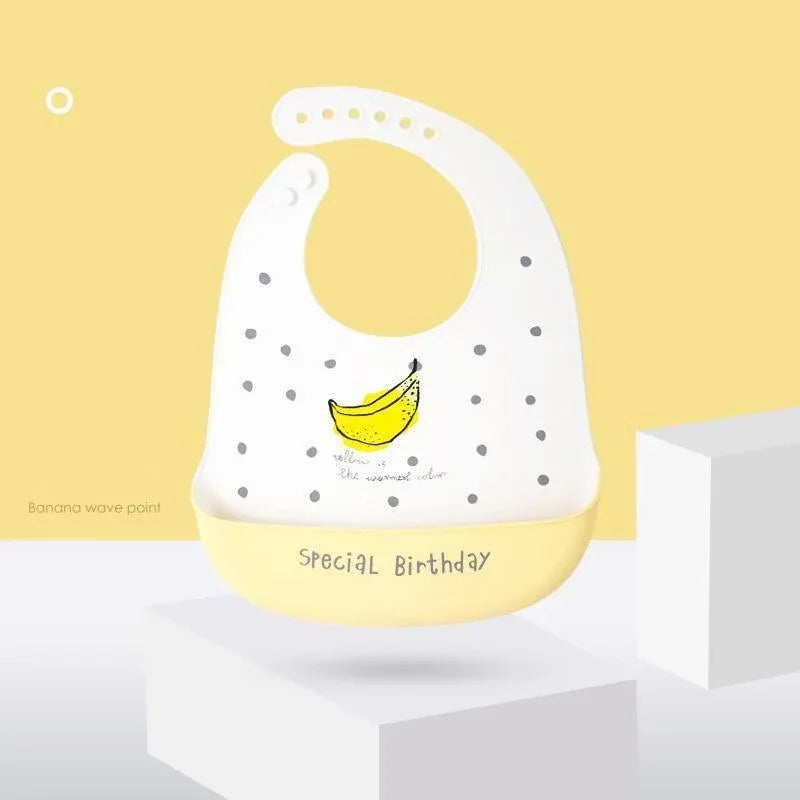 Food Grade Silicone Baby Bibs Waterproof Bib for Newborn Boy Girl Feeding Towel Burp Cloth For Kids - BIG FRENCHIES