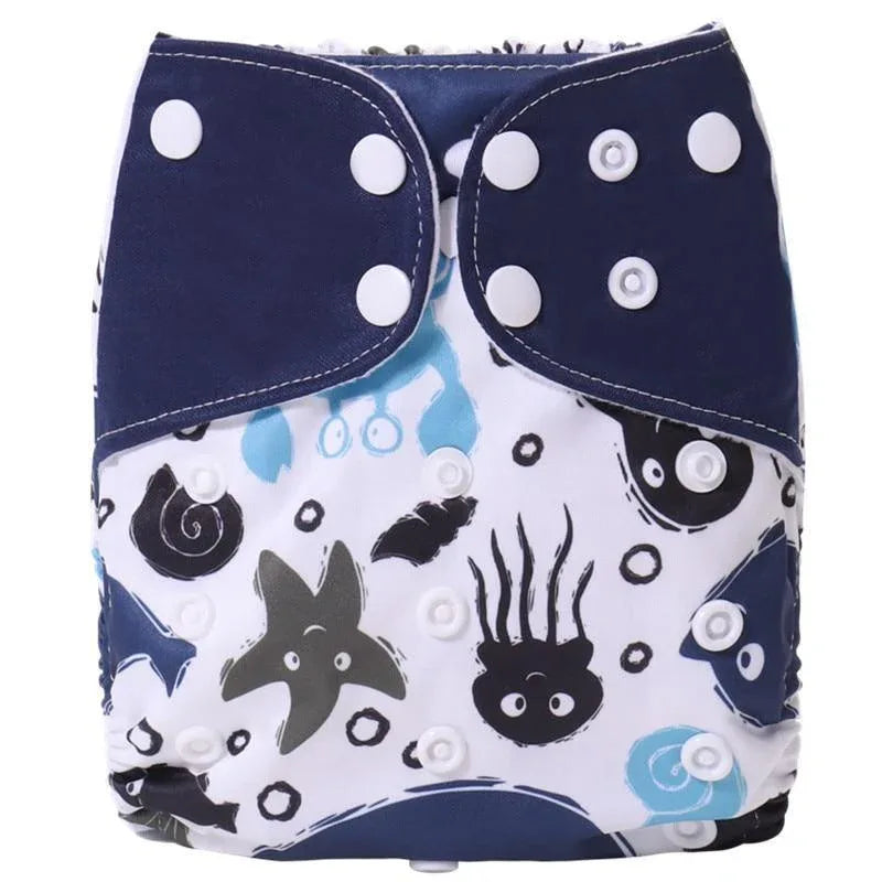 Comfortable Reusable One Size Pocket Adjustable Baby Nappies Inner Cloth Breathable Diaper - BIG FRENCHIES