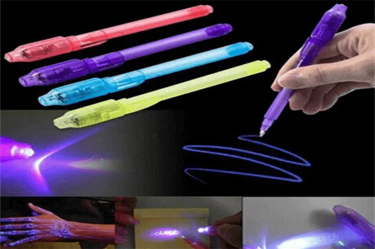 A3 A4 A5 Kids Luminous Drawing Board with Light-Fun Magic Sketchpad Draw Tablet Fluorescent Pen Russian English Light Up Toys - BIG FRENCHIES