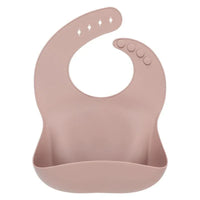 Solid Silicone Bibs Baby Feeding Saliva Towel Waterproof Soft Cloths Bandana Lightweight Infant Bibs - BIG FRENCHIES