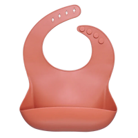 Silicon Breastplate Baby Bib Waterproof Solid Infant Bandana Bibs Newborn Feeding Burp Cloth Bib For Kids - BIG FRENCHIES