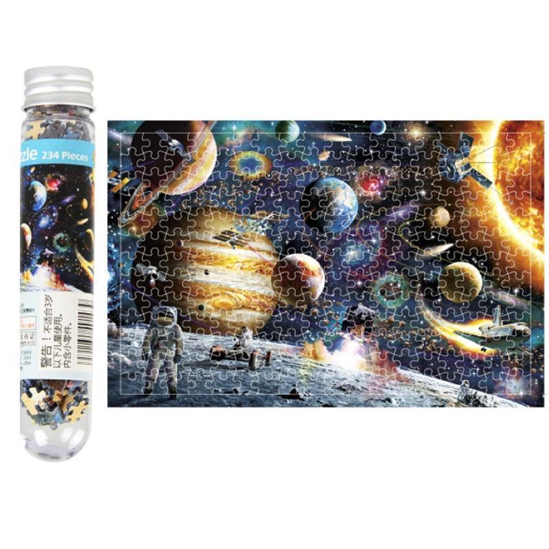 150 Piece Tube Beautiful Scenery Puzzles Toys for Children Adults Learning Education Brain Teaser Assemble Toy Games For All Generations - BIG FRENCHIES