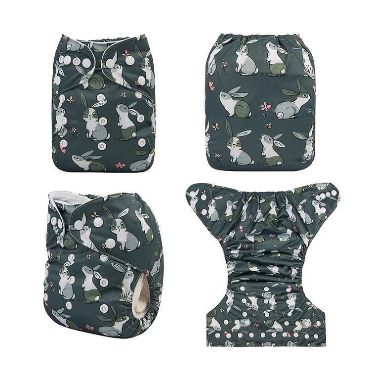 Most Popular Digital Position Baby Cloth Diaper with Microfiber Insert In Modern Printed Design For Baby Boys and Baby Girls KIds - BIG FRENCHIES