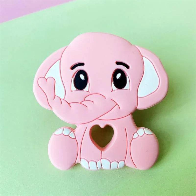 Silicone Elephant Animal Newborn Teethers Toy Cartoon Children Perfect Gift For Baby Boys or Girls - BIG FRENCHIES