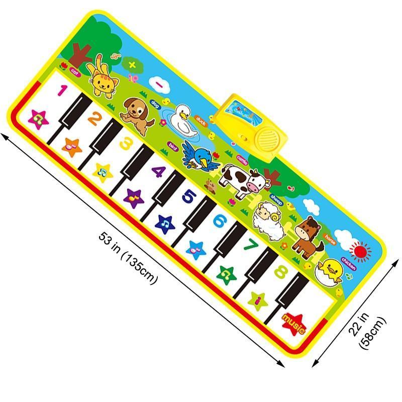 Musical Mat With Animal Voice Baby Piano Playing Carpet Music Game Instrument Toys Early Educational Toys For Kids - BIG FRENCHIES
