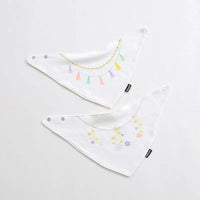 2 Pcs Baby Bibs Bandana Cotton Double Layers Drool Bib For Boys And Girls Triangle Bibs Infant Towel - BIG FRENCHIES