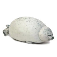 Angry Blob Seal Pillow – Cute 3D Chubby Sea Lion Plush Toy Gift