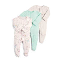 3Pcs Baby unisex Rompers Long Sleeve Sleep suit Cartoon Jumpsuit Baby Pajamas Stes For Kids Between 0-12Months - BIG FRENCHIES