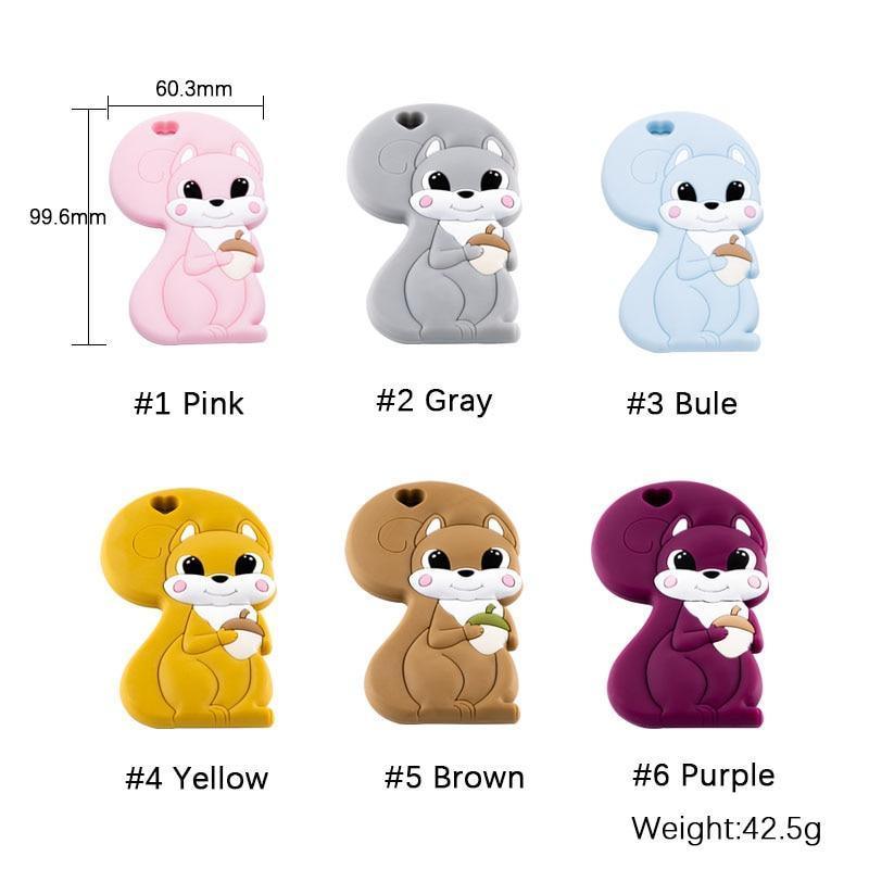 New Sets Baby Silicone Teether Rodent Silicone Animal Fox Teeth Chew Children Goods - BIG FRENCHIES