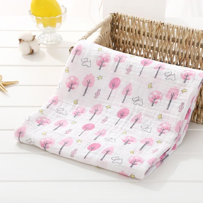 Muslin Cotton Diaper Baby Blankets Newborn Swaddle Blanket Infant Multi Purpose Bath Towel - BIG FRENCHIES