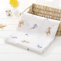 Muslin Cotton Diaper Baby Blankets Newborn Swaddle Blanket Infant Multi Purpose Bath Towel - BIG FRENCHIES