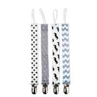 4PCS/SET Infant Pacifier Clips Holder Clip Nursing Teether Clip Nipple Holder Baby Pacifier Clip Soother Holder for Pacifier for Kids and Baby - BIG FRENCHIES