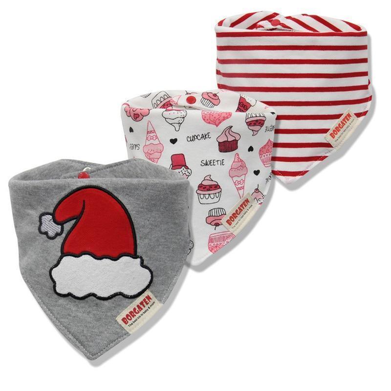 Cartoon Cotton Newborn Baby Boys and Girls Bibs Baby Towel Scarf Children Cravat Infant Kids Scarf - BIG FRENCHIES