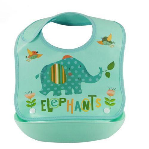 Waterproof Silicone Bib Feeding Food Catcher Baby Newborn Cartoon Aprons Adjustable Baby Bibs For Kids - BIG FRENCHIES