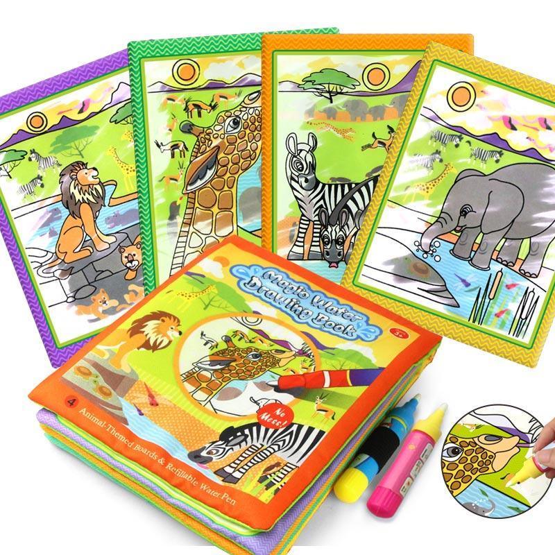 Coolplay Magic Water Drawing Book Coloring Book Painting Board Doodle Book in Drawing Toys Educational Toys - BIG FRENCHIES
