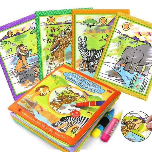 Coolplay Magic Water Drawing Book Coloring Book Painting Board Doodle Book in Drawing Toys Educational Toys - BIG FRENCHIES