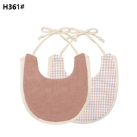 Handmade Luxury Floral Baby Bib Accessories Burp Cloths Newborn Baby Boy Girl Kids Cartoon Bibs 100% Cotton Linen Waterproof Saliva Bib For Kids - BIG FRENCHIES
