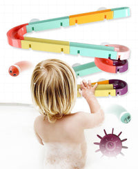 Bath Toys Suction Cup Marble Race Orbits Track Kids Bathroom Bathtub Play Water Toy Shower Games For Kids - BIG FRENCHIES
