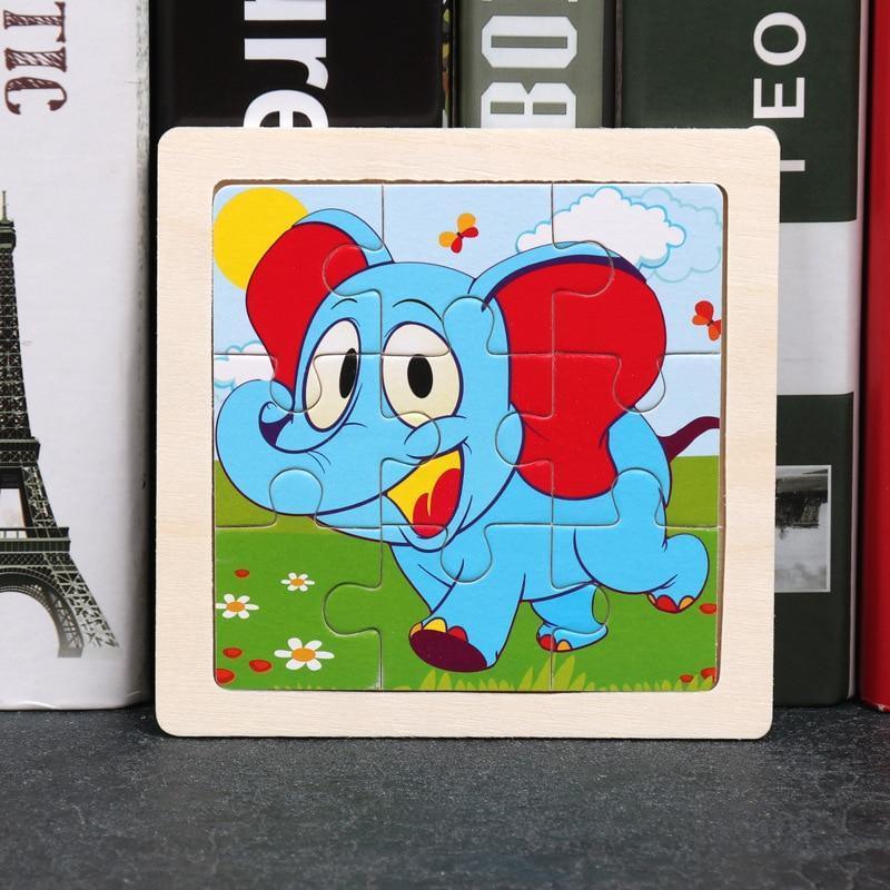 Wood Puzzles Children Adults Vehicle Puzzles Wooden Toys Learning Education Environmental Assemble Toy Educational Games For Baby and Kids - BIG FRENCHIES