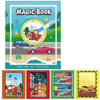 1pcs Magical Book Water Drawing Coloring Cartoons Books Doodle Pen Painting Drawing Board For Kids Toys Birthday Gift - BIG FRENCHIES