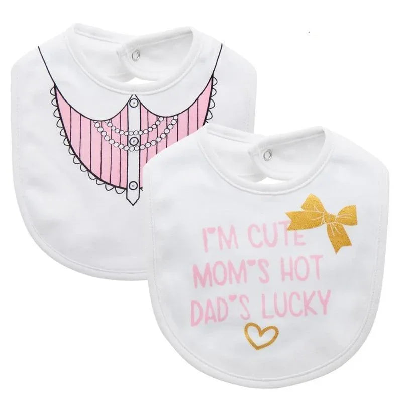 Moder 3PCS Baby Bibs Bandanna Lot Cotton Multi-style Triangle Cartoon For Infant Boys And Girls - BIG FRENCHIES
