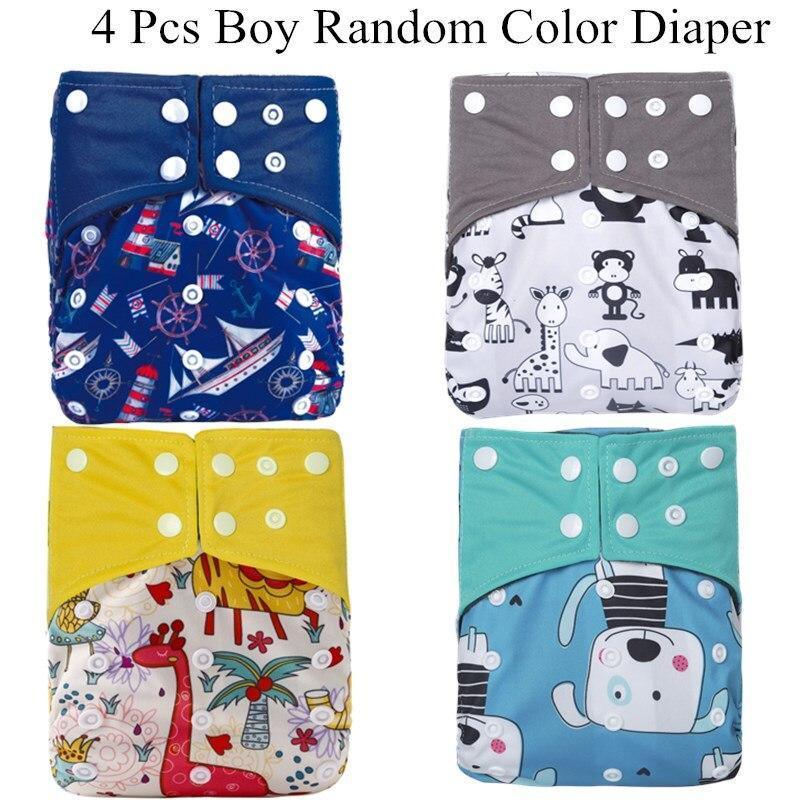 Reusable Waterproof Diaper Baby Bamboo Charcoal Diaper One Size Pocket Baby Nappies For Kids Set - BIG FRENCHIES