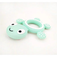 Baby Silicone Teethers Food Cute Turtle Tiny Teething Baby Shower Gifts Cartoon Animals Teether - BIG FRENCHIES