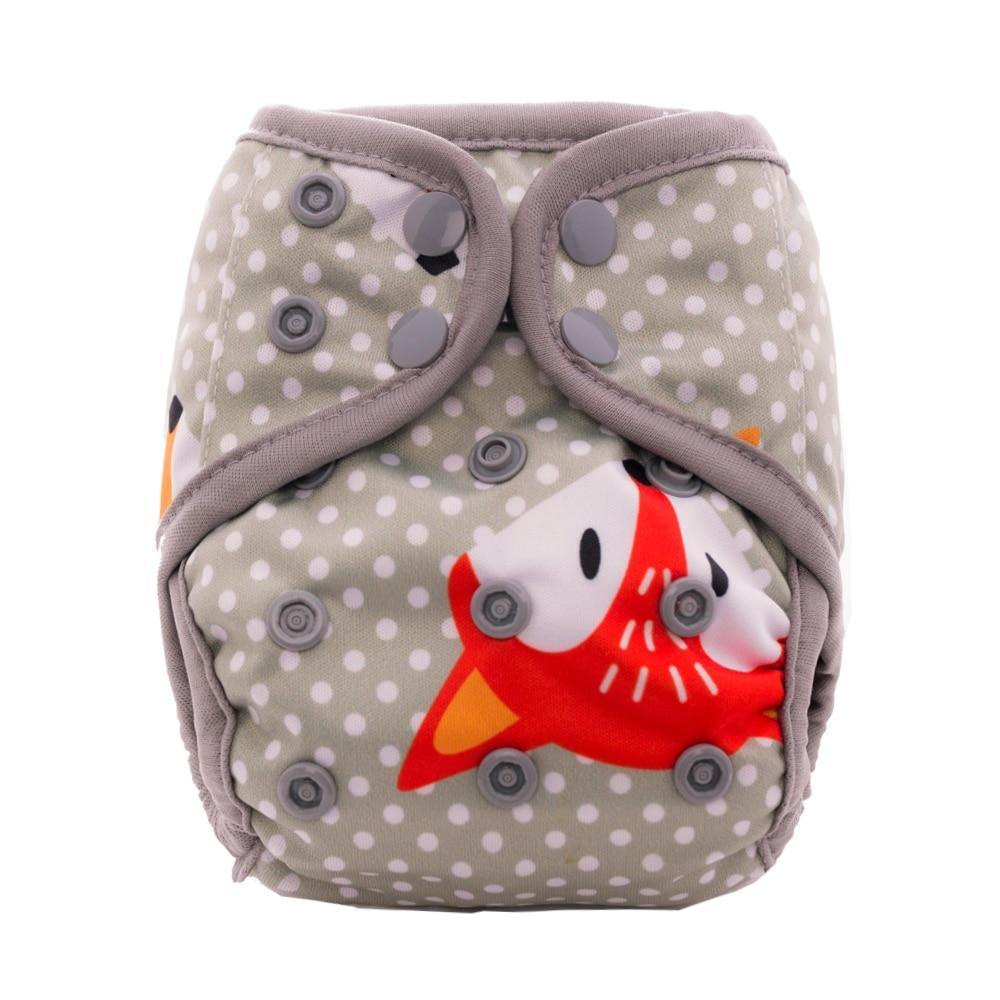 Newborn Pocket Diaper Cloth Diapers Bamboo Charcoal Inner Waterproof PUL Outer Double Gussets Nappies for Baby - BIG FRENCHIES