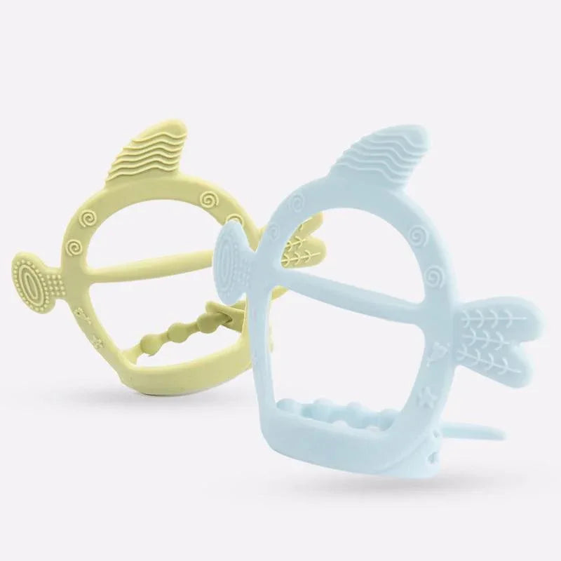 Kids Teething Silicone Baby Nursing Teether Gloves Pacifier Newborn Dental Care Durable Child Sucking Fingers Thumb Teether Toys - BIG FRENCHIES