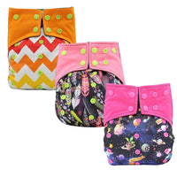 All-In-One Cloth Diaper for Baby Bamboo Charcoal Eco-friendly Baby Cloth Diaper - BIG FRENCHIES