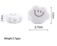 5PCS/SET Silicone Animal Beads BPA Free Baby Teething Beads Toy For Pacifier Clips New Born Silicone Rodent Tiny Rod Baby Teether For Baby Kids - BIG FRENCHIES