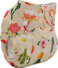 Modrn Printed Baby Pocket Cloth Diaper Nappy Reusable Adjustable Washable Nappies For Baby Boys and Baby Girls In Elegant Style - BIG FRENCHIES