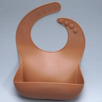 Newborns Solid Silicone Baby Feeding Bibs Burp Cloths Fashionable Breastplate Baby Stuff For Kids - BIG FRENCHIES