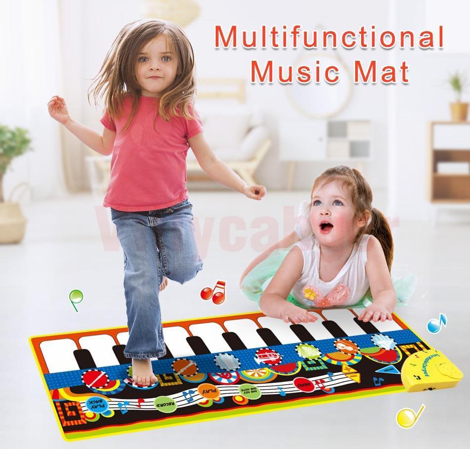 Musical Piano Mat Baby Play Mat Toy Musical Instrument Mat Game Carpet Music Toys Educational Toys For Kids - BIG FRENCHIES