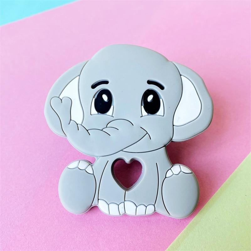 Silicone Elephant Animal Newborn Teethers Toy Cartoon Children Perfect Gift For Baby Boys or Girls - BIG FRENCHIES