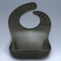 Newborns Solid Silicone Baby Feeding Bibs Burp Cloths Fashionable Breastplate Baby Stuff For Kids - BIG FRENCHIES