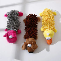 Durable Squeaky Dog Plush Toy – Animal Shape Chew Toy for Small Dogs & Puppies - BIG FRENCHIES