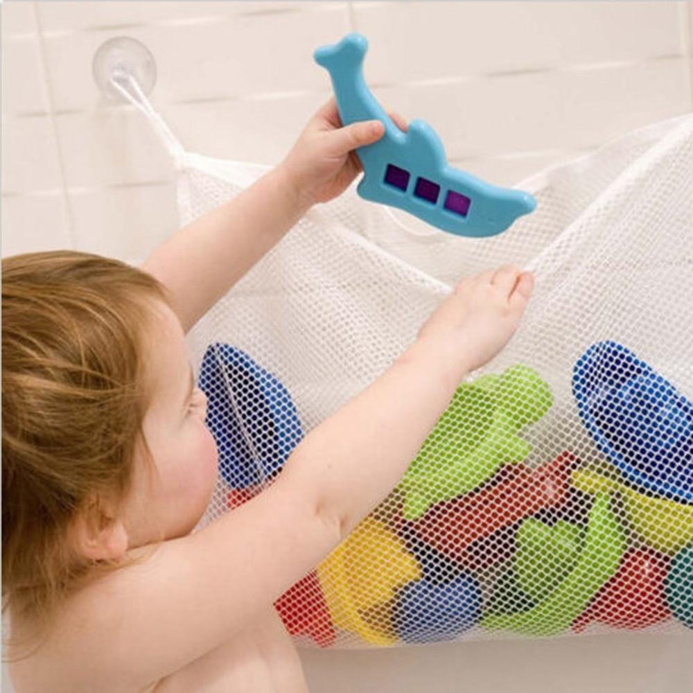 Baby Bathroom Mesh Bag Child Bath Toy Bag Net Suction Cup Baskets For Toys - BIG FRENCHIES