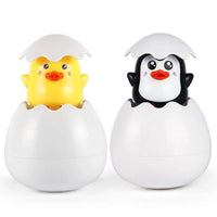 Modern Cartoon Duck Baby Water Toys Bath Toys Children Bathroom Sprinkler Toys Penguin Clockwork For Kids - BIG FRENCHIES