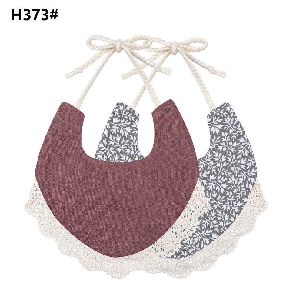 Handmade Luxury Floral Baby Bib Accessories Burp Cloths Newborn Baby Boy Girl Kids Cartoon Bibs 100% Cotton Linen Waterproof Saliva Bib For Kids - BIG FRENCHIES